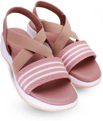 MONAQI Women Flats(Pink , 6)