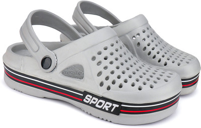 BERSACHE Men Clogs(Grey , 8)