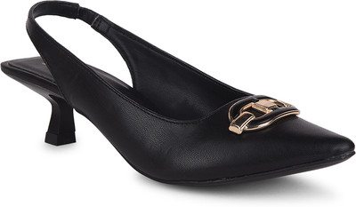 Bata Women Heels(Black , 4)