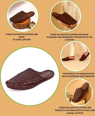 Kolhapuri Men Sandals(Brown , 11)