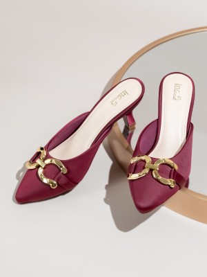 Inc.5 Women Heels(Maroon , 6)