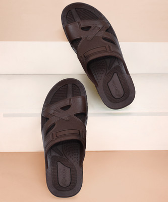 AJANTA Men Sandals(Brown , 9)