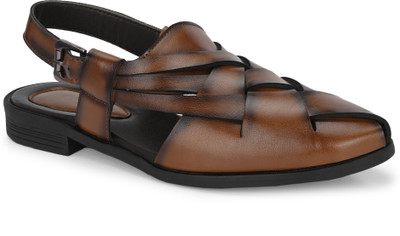 RDXO Men Sandals(Brown , 7)