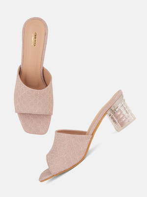 ANOUK Women Heels(Pink , 4)