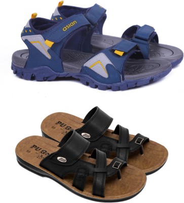 asian Men Sports Sandals(Navy , 10)