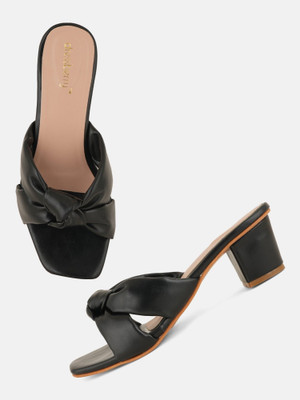 Dressberry Women Heels(Black , 8)