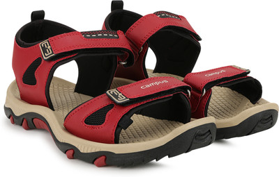 CAMPUS Men Sandals(Red , 6)