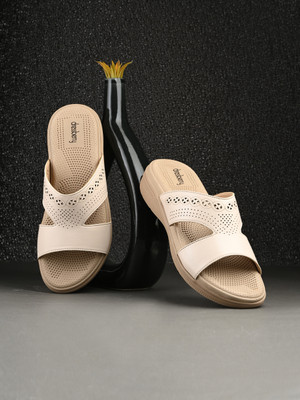 Dressberry Women Flats(Beige , 4)