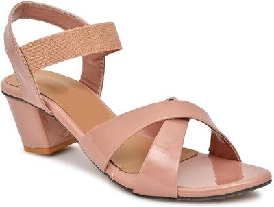 SKOLL Women Heels(Pink , 8)
