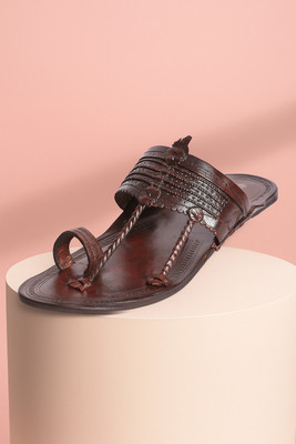 Kolhapuri Men Sandals(Brown , 7)