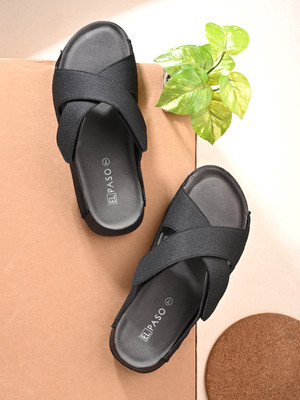 El Paso Men Sandals(Black , 9)