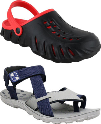 Orvax Men Clogs(Black , 10)