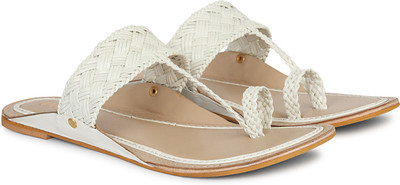 PERY ZO Women Flats(White , 4)