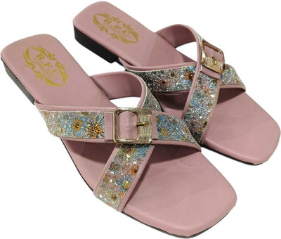 R F C Women Flats(Pink , 6)