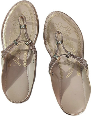 JINDAL ENTERPRISES Women Casual(Gold , 8)