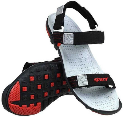 Sparx SS 414 Men Sandals(Black, Black , 9)