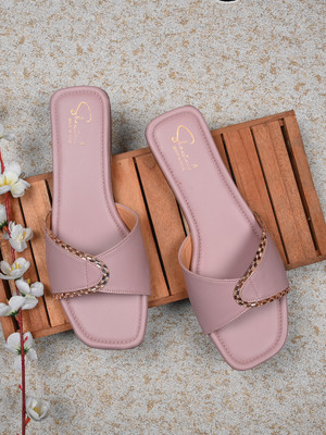 Shoestail Women Heels(Pink , 4)