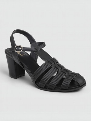 Inc.5 Women Heels(Black , 6)