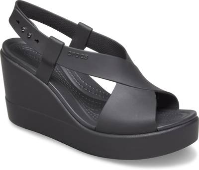 Crocs black hotsell wedges