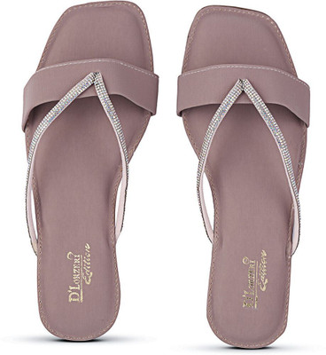 DLORZERI Women Flats(Purple , 6)