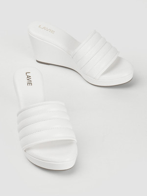 LAVIE Women Heels(White , 8)