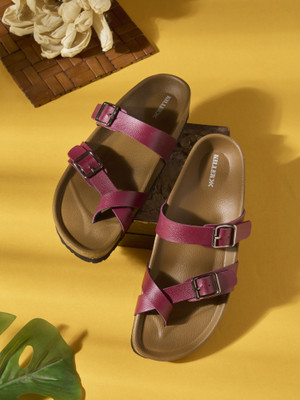 KILLER Women Flats(Maroon , 8)