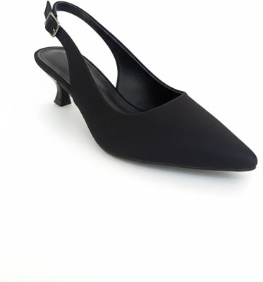 PAIR HEELS Women Heels(Black , 7)