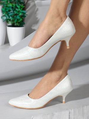 CARLTON LONDON Women White Heels