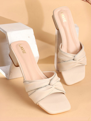 LAVIE Women Heels(Off White , 5)