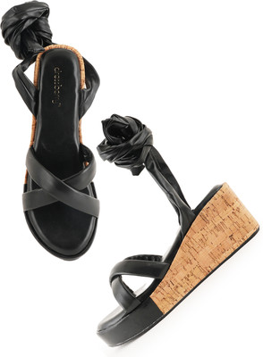 Dressberry Women Heels(Black , 8)