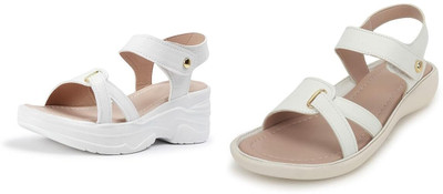 Persome Women Wedges(Multicolor , 7)