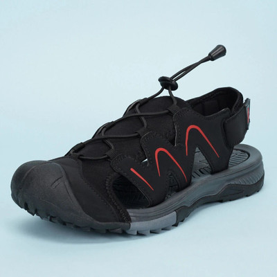 AVANT Men Sandals(Black , 7)