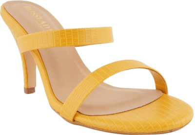 SCENTRA Women Heels(Yellow , 4)