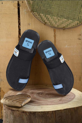 aadi Men Sandals(Blue, Black , 9)