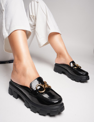 jm looks Women Flats(Black , 6)