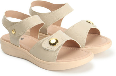 aurish Women Flats(Off White , 7)