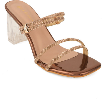 Mast & Harbour Women Heels(Gold , 3)
