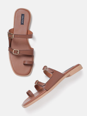 NAUTICA Women Flats(Brown , 7)