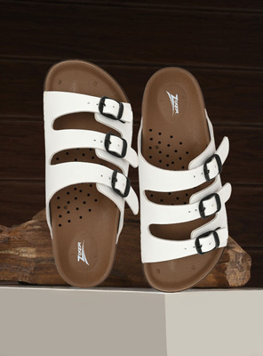 Zixer Men Sandals(White , 6)