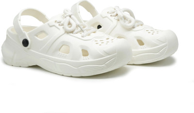 asian Men Clogs(Off White , 6)