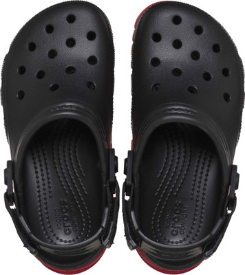 CROCS Duet Max II Men Clogs(Black, Red , 11 UK/India)