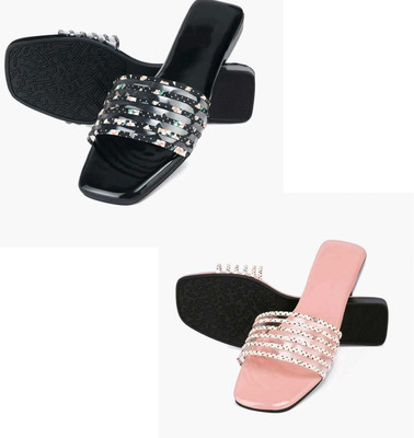 Eelite Fashion Women Flats(Multicolor , 6)