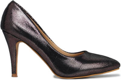 Shezone Women Heels(Grey , 4)