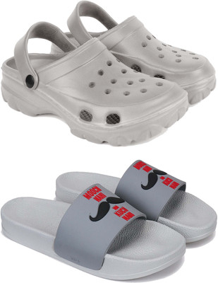 DRACKFOOT Men Clogs(Grey , 7)