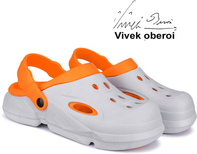 BERSACHE Men Flats(Orange , 8)
