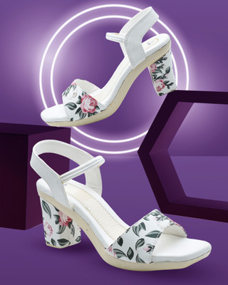 IndiForce Women Heels(White , 8)