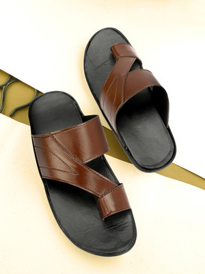 Buxton Men Sandals(White, Black, Brown , 7)