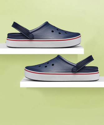 CROCS Off Court Men Clogs(Navy , 8 UK/India)