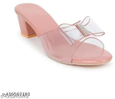 GISHU TRADERS Women Heels(Pink , 4)
