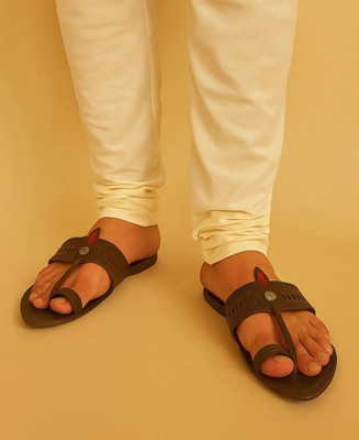 Kolhapuri Men Sandals(Brown , 6)